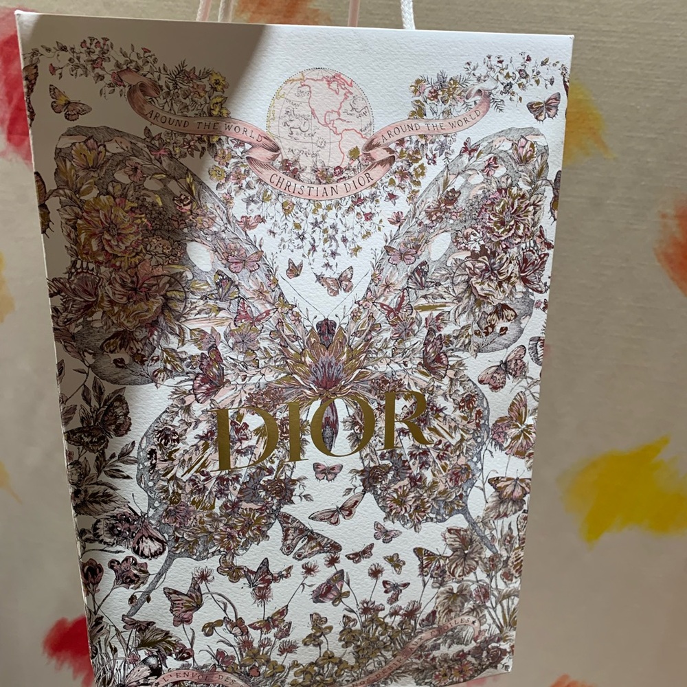 Brand new, authentic, rare abs collectible Dior paper  bag , limited edition